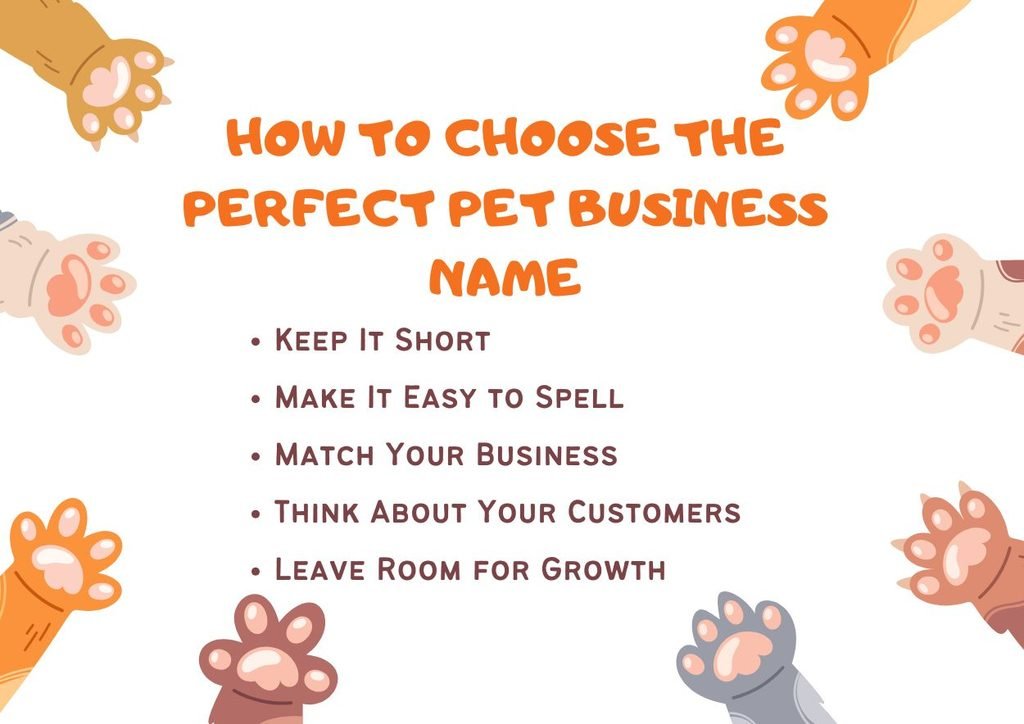 How to Choose the Perfect Pet Business Name