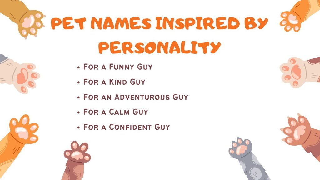 Pet Names Inspired by Personality
