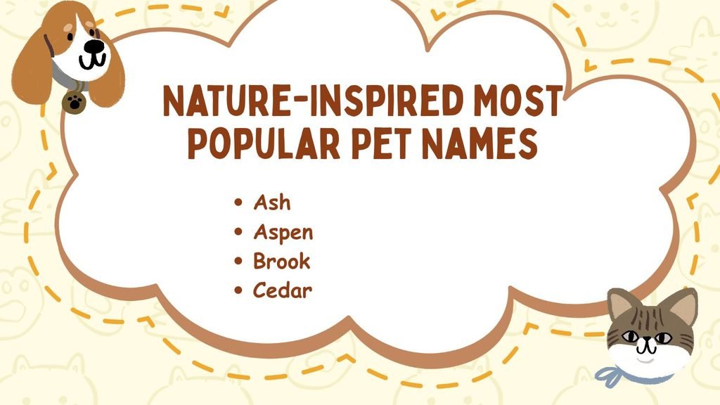 Nature-Inspired Most Popular Pet Names